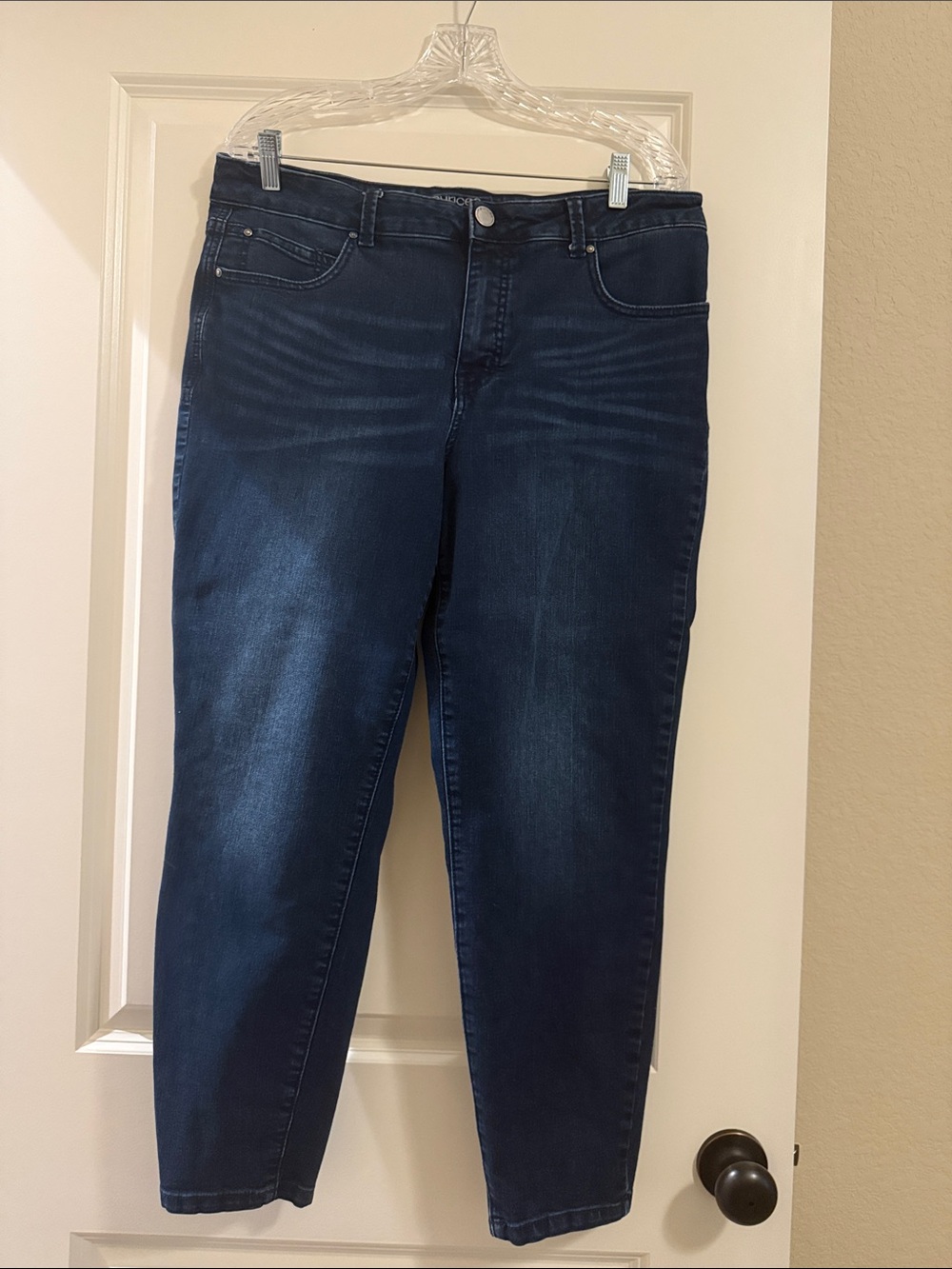 Maurices Dark Blue Skinny Stretch Jeans